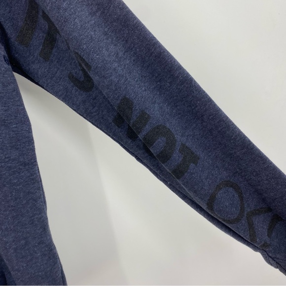 Outerknown Women's Full Zip Hooded Sweatshirt Blue Size Medium - Picture 2 of 9